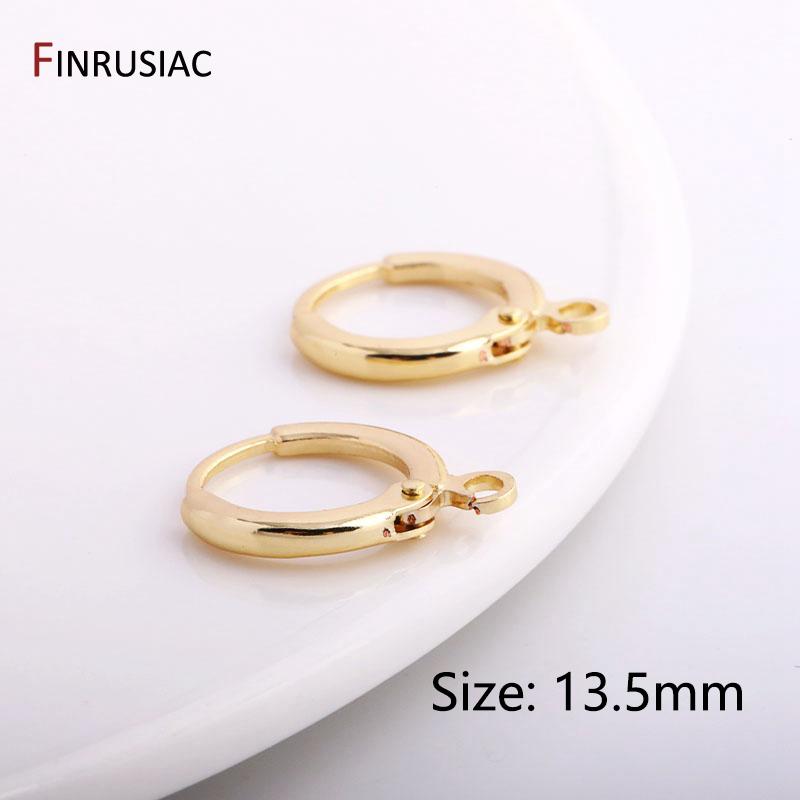 Earrings Making Supplies 14K Gold Plated Brass Heart Star Pendant Charms DIY Necklace Bracelet Jewelry Findings Wholesale