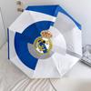 Real Madrid CF  pattern, automatic folding umbrella, portable and foldable design, 8 ribs, a Christmas or birthday gift.