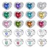 Copper Colorful Birthstone Eternity Round Dangle Lovecharm Fit Original Bracelet Girls Birthday Present Fine Quality Jewelry Gift