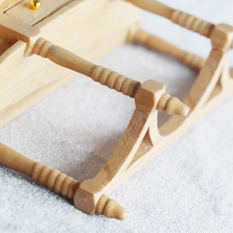 1/12 Miniature Dollhouses Table with Openable Drawer for Realistic Scene Display Decors and Children Imaginative Play