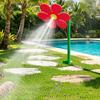 Irrigatore da prato a forma di fiore Crazy Daisy, rotante a 360 gradi, girasole, per irrigazione di giardini, cortili, cani, bambini, esterni