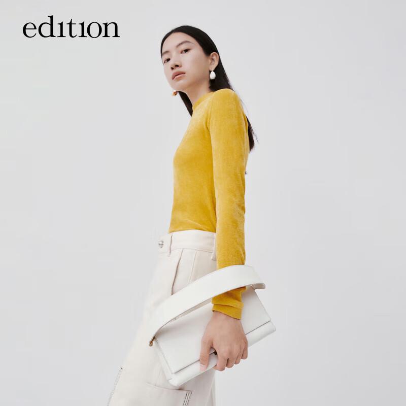 

Женский трикотажный топ из шенилла с ажурной вязкой для базового слоя M (165)