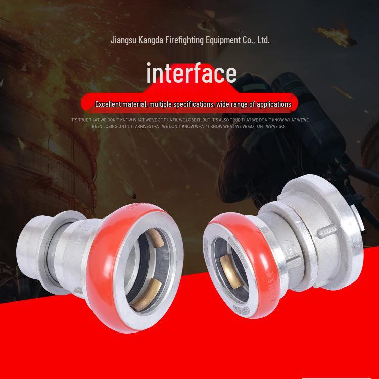 65 Bayonet to 80 Female Fire Hose Coupling Conversion Connector Male 80 Thread to Internal 65