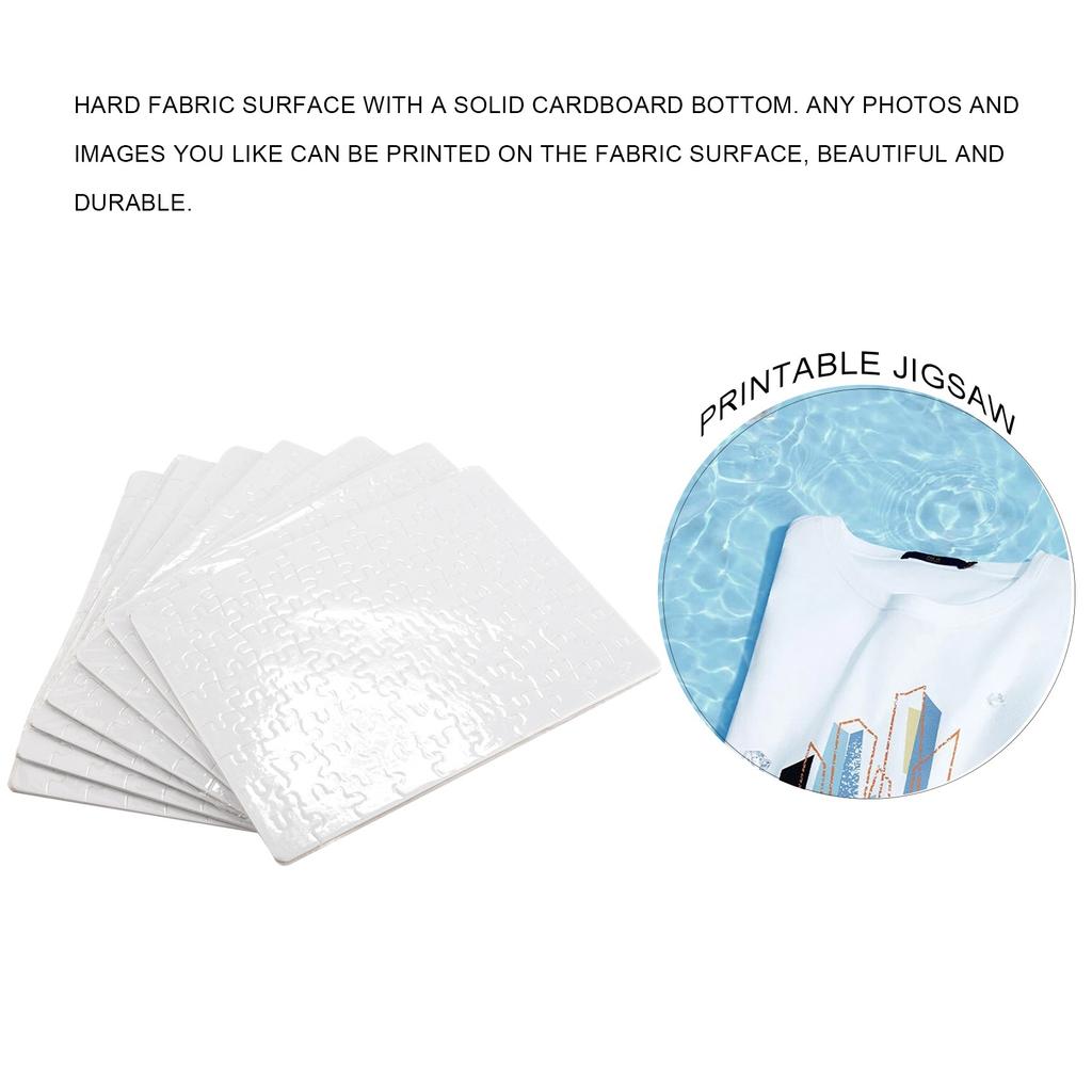 A20F-Sublimation Blank Puzzle 10Pcs/Lot DIY Craft A5 Jigsaw Puzzle For Sublimation Ink Transfer
