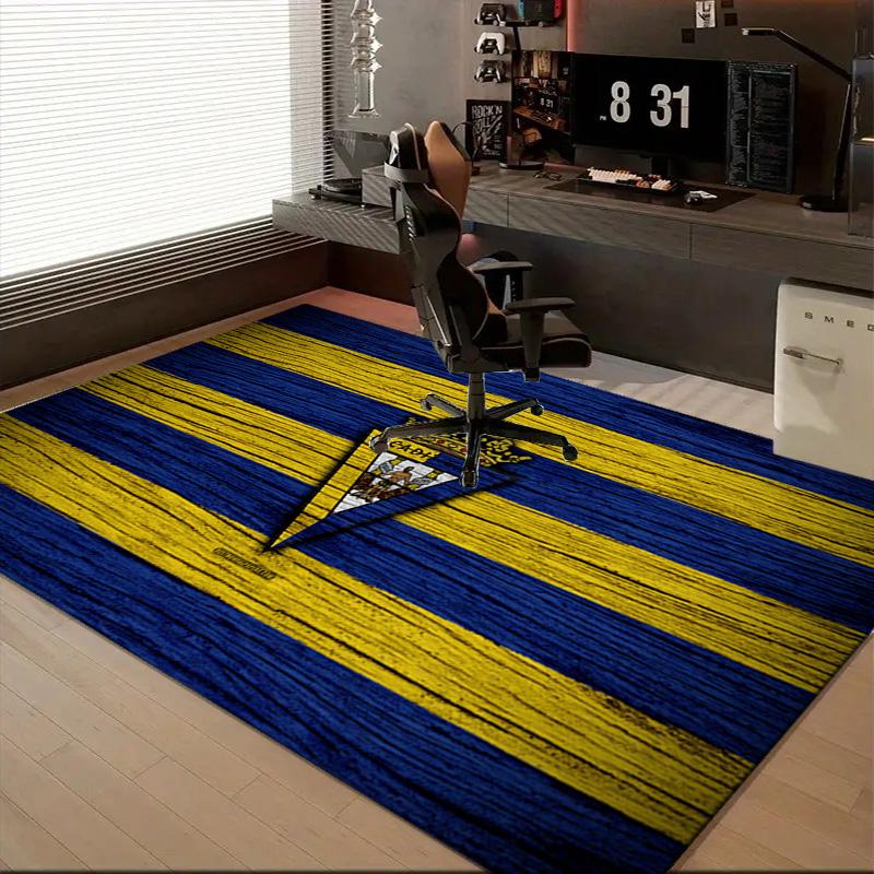 1PC Cadiz Cf Badge Design Floor Mat for Living Room, Game Rooms, Office, Bedroom, Office Floor Mat Playful Design, Christmas fan gifts