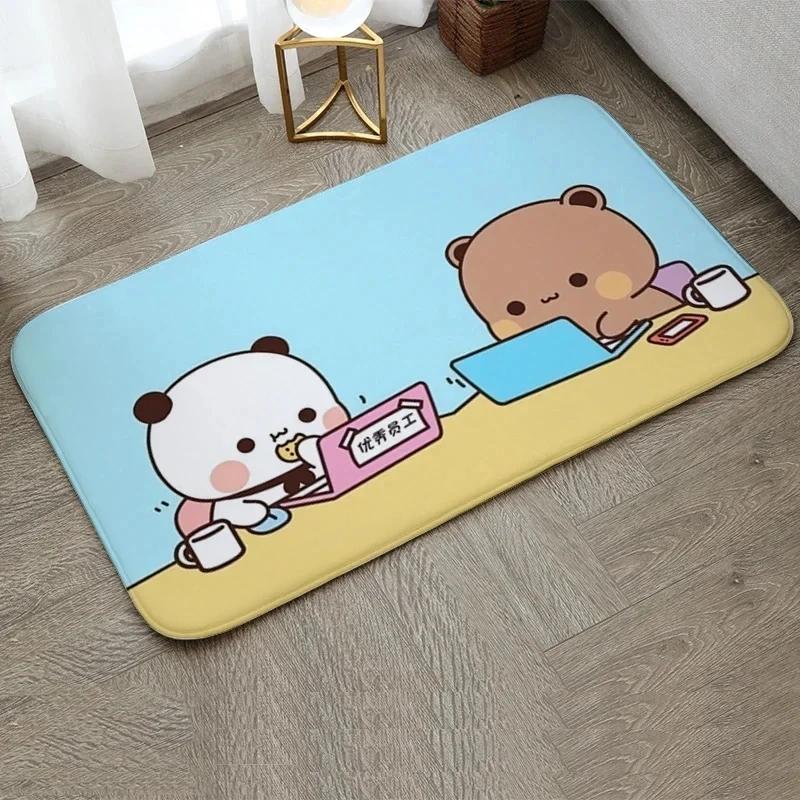 Bubu and Dudu Home Entrance Doormat Balcony Bathroom Floor Mats Welcome Mat Small Size Non-slip Rug Bedroom Carpet Homes Decor