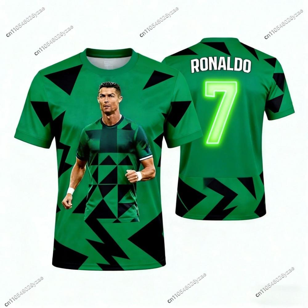 New Men Jersey Ronaldo # 7 Special Edition Football Jersey for Men Women Kids Commemorative Soccer Shirt Quick Dry Sportswear