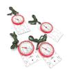 High-Precision Student Compass with Ruler and Luminous North-Seeking Feature for Orienteering