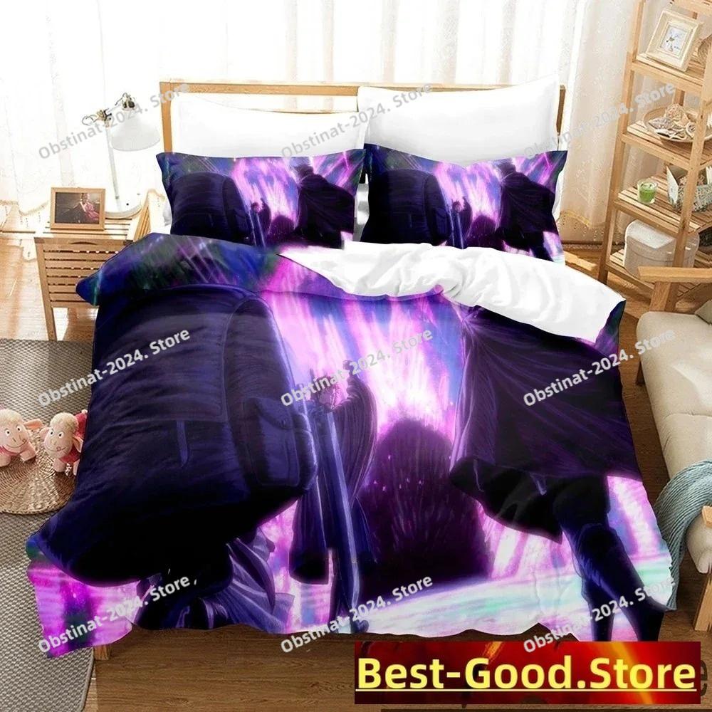 3D Print DanMachi Anime Hestia Bedding Set Duvet Cover Bed Set Quilt Cover Pillowcase Comforter king Queen Size Boys Adult
