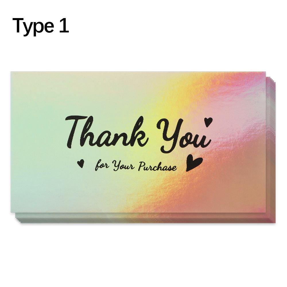 30/50PCS Black Gold Kraft Paper Cards Thank You For Your Order Card For Small Shop Gift Decoration Appreciate Card For Business