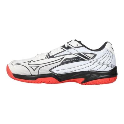 Gate Sky Plus 4 Wide White Fiery Coral Unisex Sneakers Black 71GA242103