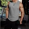 Men's Quick-Dry Sleeveless Sports Tank Top: Breathable, Sweat-Wicking Muscle Fitness Shirt for Summer Running & Training.