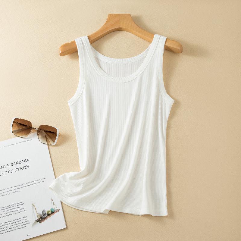 Kadın Slim Fit Modal Atlet - İlkbahar/Yaz Çok Yönlü İnce İplik Üst