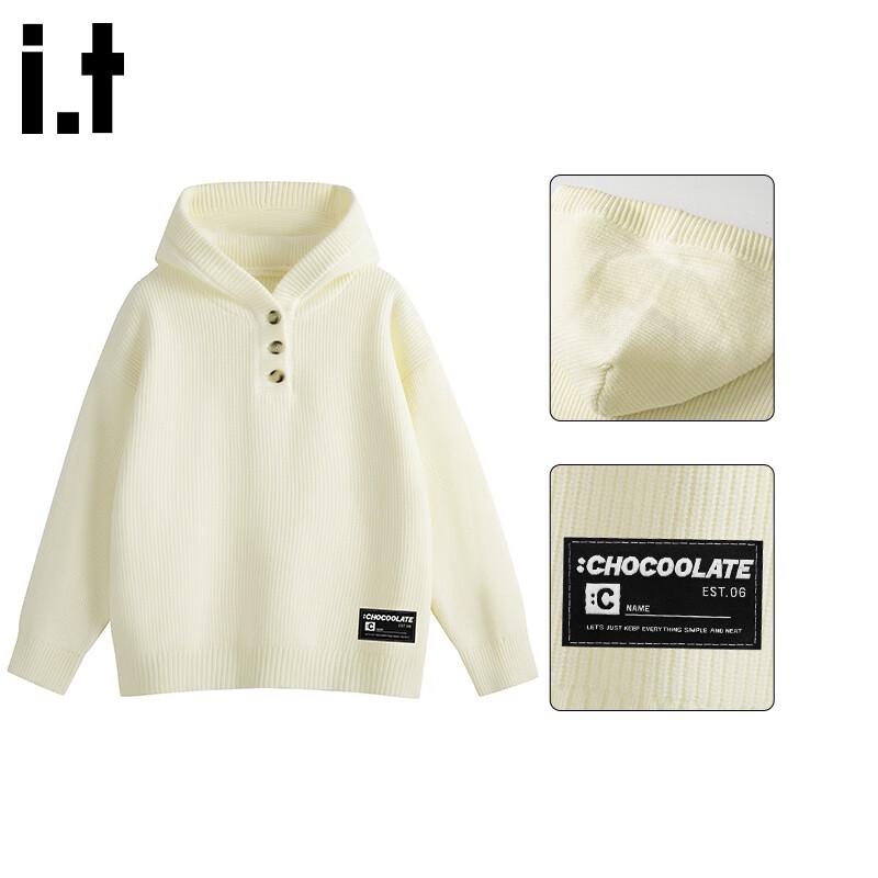 CHOCOOLATEit Men s Retro Loose Fit Hooded Knit Sweater L