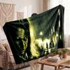 Warm Flannel BlanketThe Exorcist Regan Soft Cozy Throw Blanket for Bedroom Couch