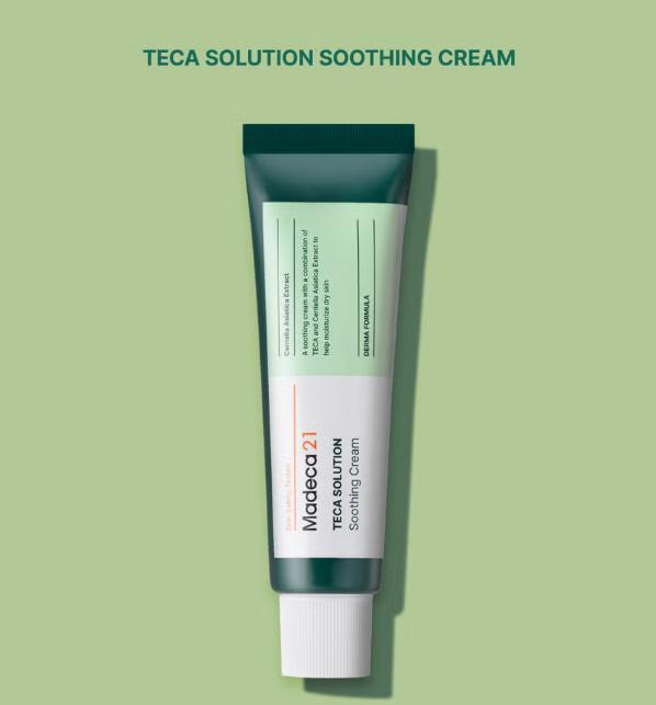 Madeca21 Teca Solution Soothing Cream 50ml – Calming & Moisturizing Barrier Cream