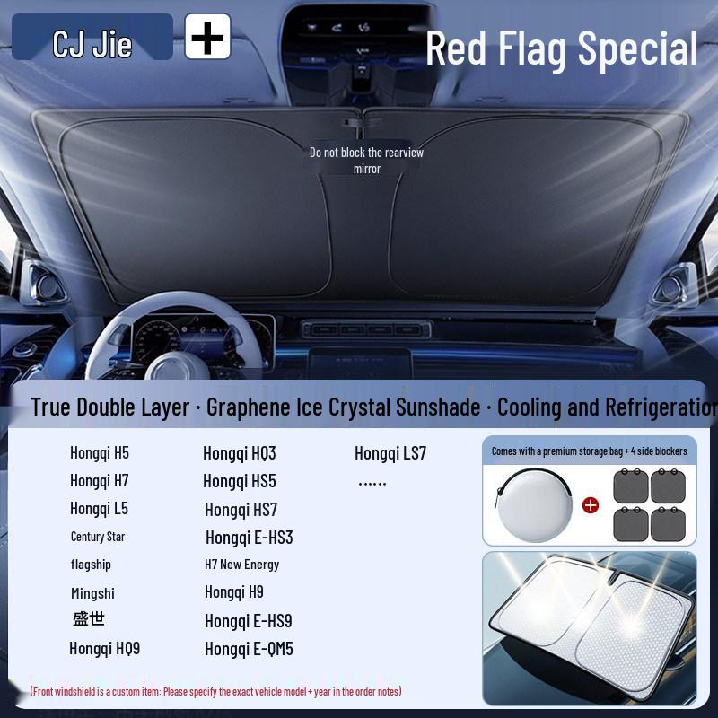 Car Windshield Sunshade Umbrella - Heat and Sun Blocker Visor Cover
