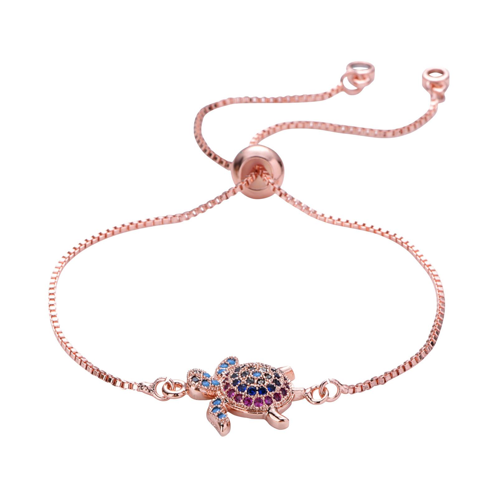 

Браслет с черепахой, Браслет с черепахой, Подарок с украшением в виде черепахи, Подходит для женщин и девушек One Size