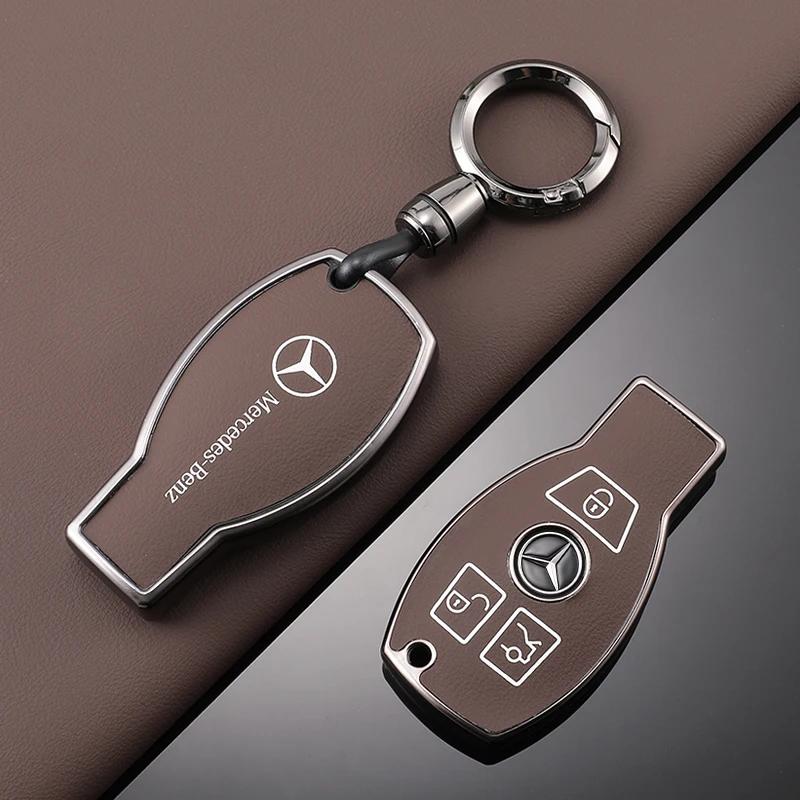 Hot Car Sticker TPU Car Smart Remote Key Case Cover Shell For Mercedes Benz A B C E R Class GLS GLA GLK GLC CLS CLA AMG W204 W20