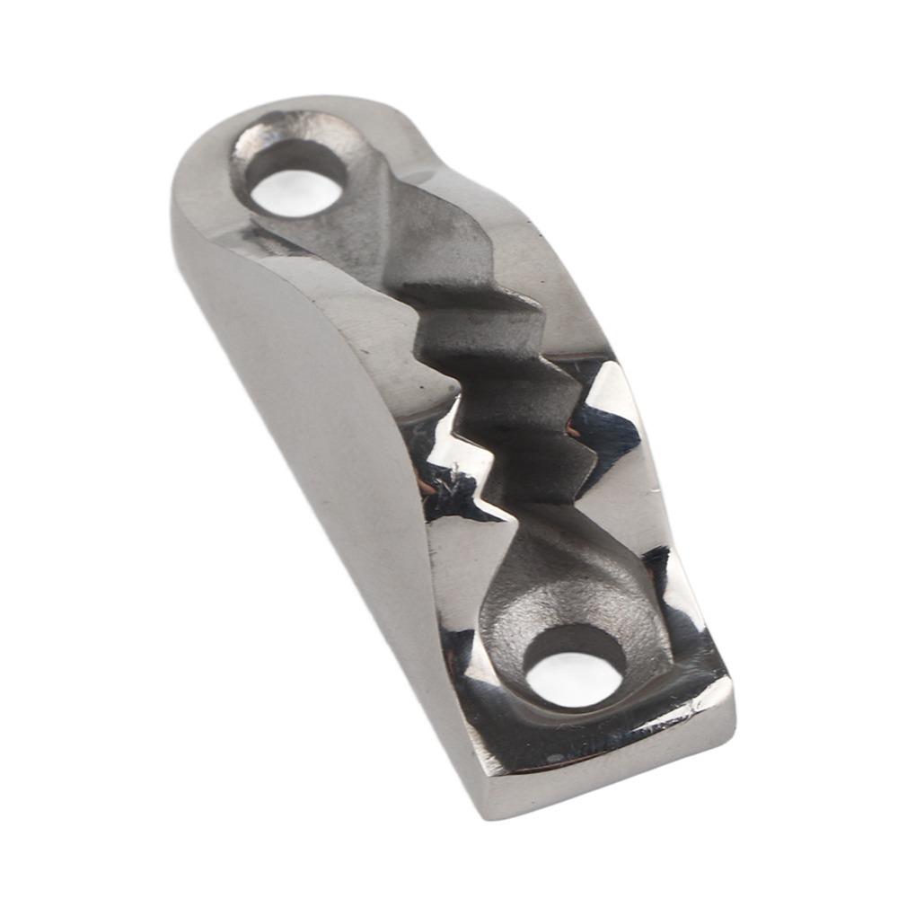 Silver Rope Line Clamp 6mm Rope Cam Cleat Nautical Equipment Boat Clam Cleat  Marine Applications