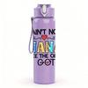 1PC Ain't No Nana Like The One I Got Slogan Print 750ml Color Plastic Sports Water Bottle Leakproof Flip Straw Lid Suitable for Sports Office Home Use