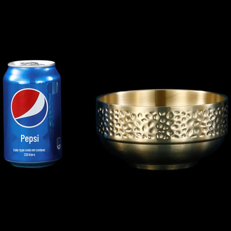 Linpan 304 Stainless Steel Hammered Rice Bowl