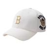 MLB KIDS Letter Print Baseball Caps Kids' Cream Fashion 7ACPC014N