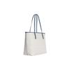 New COACH City Artificial Leather Tote Bag Shopping Bag Shoulder Bag Handbag Large Size Women's Chalk White & Indigo CB869-SVUOB
