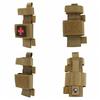 Outdoor Tactical EDC Mountaineering and Cycling Hemostatic Pouch with Military Tourniquet and Medical Scissors Storage