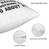 I Smile Because You'Re My Sister Square Pillowcase Polyester Linen Velvet Creative Zip Decorative Sofa Cushion Cover