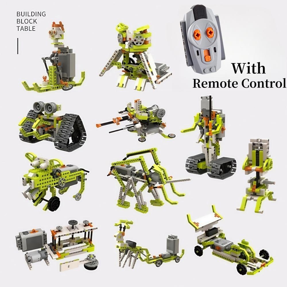 Creative Technical Parts Multi Technology Programming Educational Students Learn Building Blocks Power Set For Kids Toy Gifts