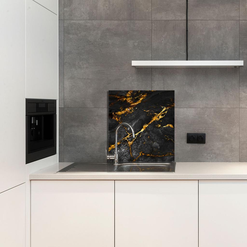 PANEL SZKLANY DO KUCHNI 60x65 Marmur