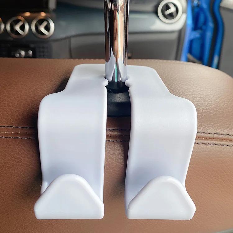 Universal Car Seat Back Headrest Hanger Hook Phone Holder Handbag Purse Hanger Fastener Clip Car Interior Accessories
