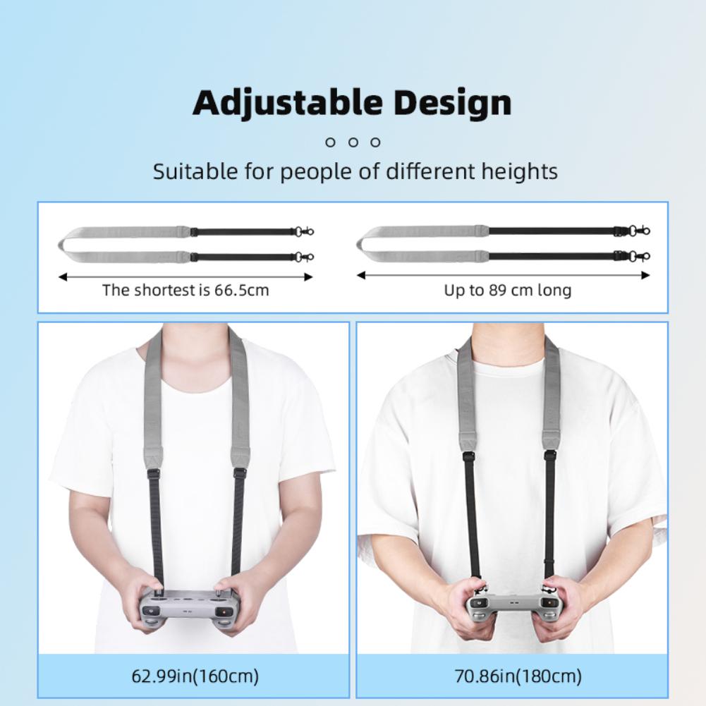 Neck Lanyard Strap Drone Remote Controller Lanyard Adjustable Strap Compatible For DJI RC/RC 2/RC Pro/MINI 3PRO/Mavic 3/AIR 2S