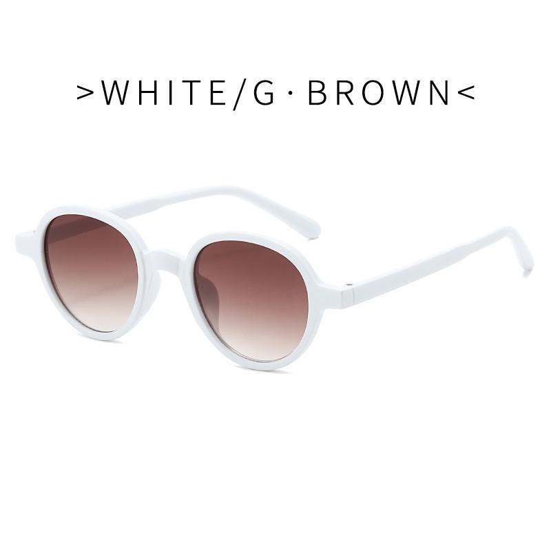 Unisex Fashion Retro Round Sunglasses Brand Designer Vintage Small Frame Sun Glasses Korean Style Driving Eyewear UV400