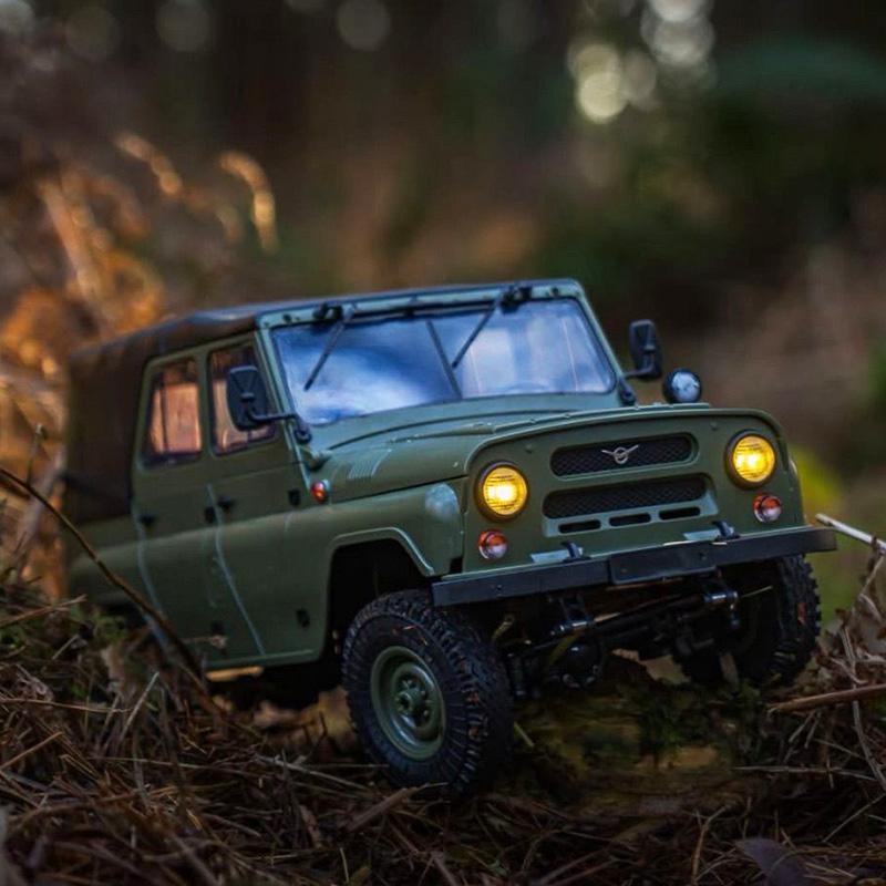 WPL C94 RC Car 1:12 UAZ-469 Remote Control Off Road Vehicle 2.4G Simulation Model Car 4WD Rock Crawler Kid Boy Adult Toy Gift