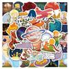 50PCS New Classic Fairy Tale Little Prince Cartoon Cute Toy Laptop iPad Cup Stickers