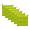 Maison Exclusive - Chaises à manger d'extérieur lot de 6 et coussins Acacia massif