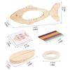 Early Learning Color Recognition Toy Fishbone Shape Wooden Fine Motor Training Educational Game For Children