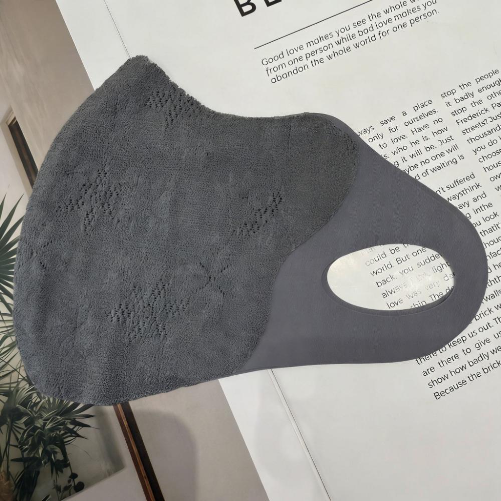 Outdoor Sun Protection Face Shield Breathable Ice Silk Face Mask серый