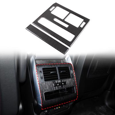 Soft Carbon Fiber For Land Rover Range Rover Sport 2014-2026 Car Rear Air Outlet Decorative Frame Stickers Interior Accessories