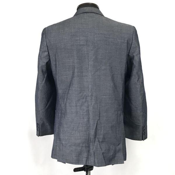 Japan Pierre Cardin Linen Blend Summer Tailored Jacket Men 90A4 Gray(USED)