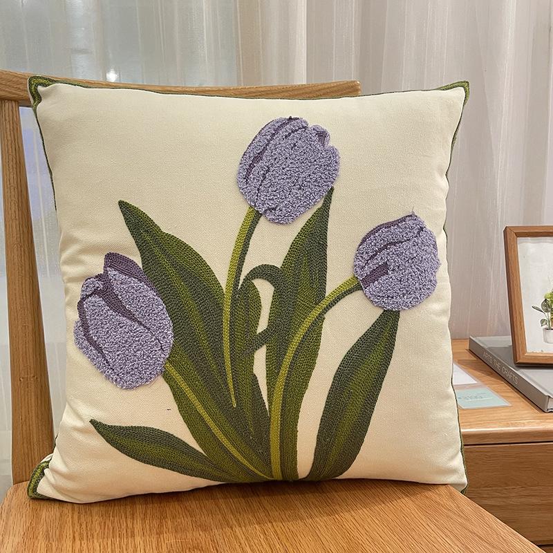 American Sunflower Pillow Nordic Living Room Sofa Pillow Bed Head Cushion Bay Window Model Room Car Backrest