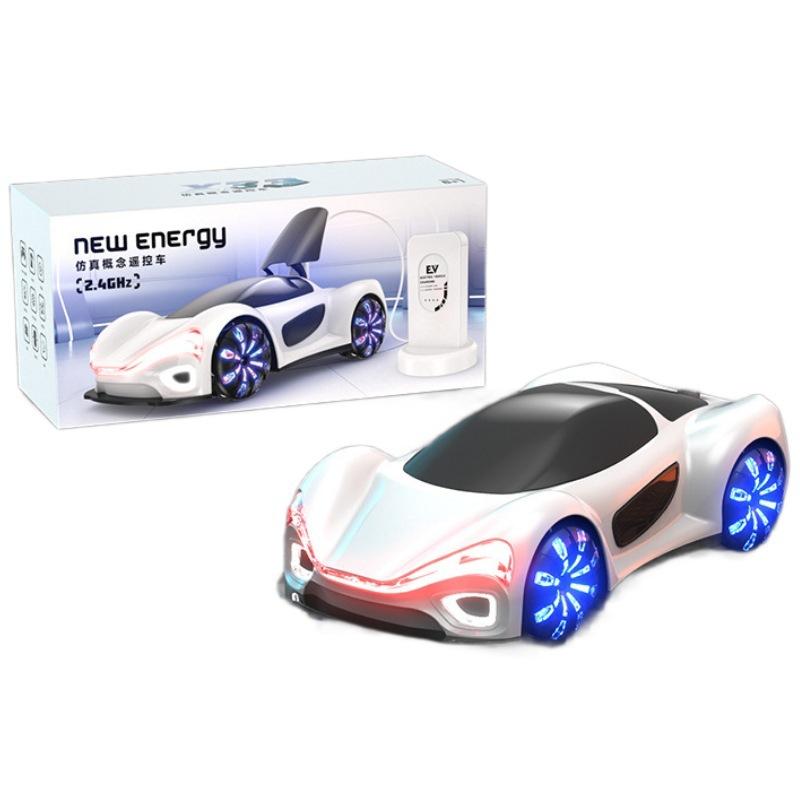 2.4G remote control concept car gesture induction double spray stunt car light music science fiction car RC remote control