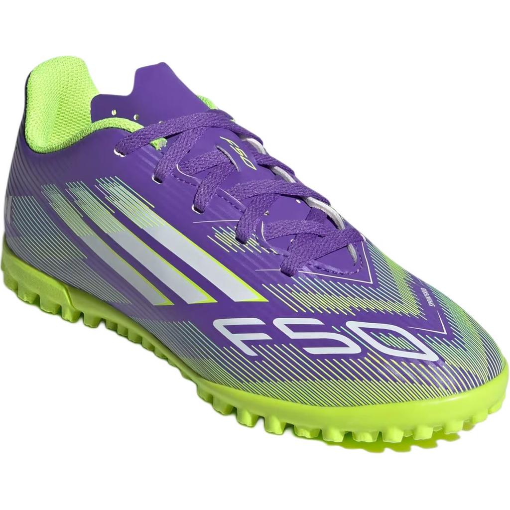 adidas F50 Club Modne Sportowe Buty Piłkarskie Niskie Dziecięce Dziecięce Buty Piłkarskie Fioletowe JI0039