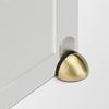 NAIERDI 7 Colors Stainless Steel Rubber Door Stopper Non Punching Sticker Door Holders Catch Floor Mounted Nail-free Door Stops