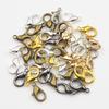 50Pcs 16Mm 14Mm 12Mm 10Mm Bronze Silver Color Kc Gold Color Plated Fashion Alloy Lobster Clasp Hooks Diy For Necklace Bracelet