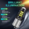 2pcs S25 1156 P21W BA15S LED 1157 BAY15D BAU15S PY21W T20 LED 7440 7443 W21W 3157 3057 P27/7W Led Bulbs for Turn Signal Light Bulbs 7