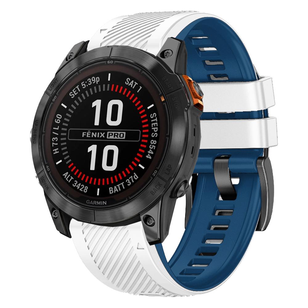 QuickFit 22mm 26mm Silicone Watch Band For Garmin Fenix E 8 5 5X 6X 7 7X/Epix Pro Gen 2 TACTIX/Mk2 Mk2i G1/MARQ/Enduro 3 2 Strap