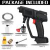600W 48VF Cordless High Pressure Car Washer Spray Water Guns Pressure Water Nozzle Cleaning Machine With 2Battery